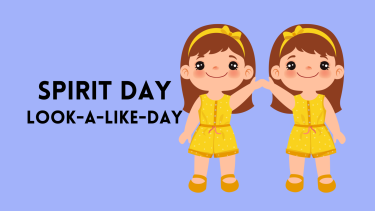 Two twin girls graphic.