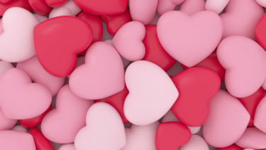 Image of pink and red hearts