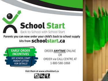school start logo and contact info