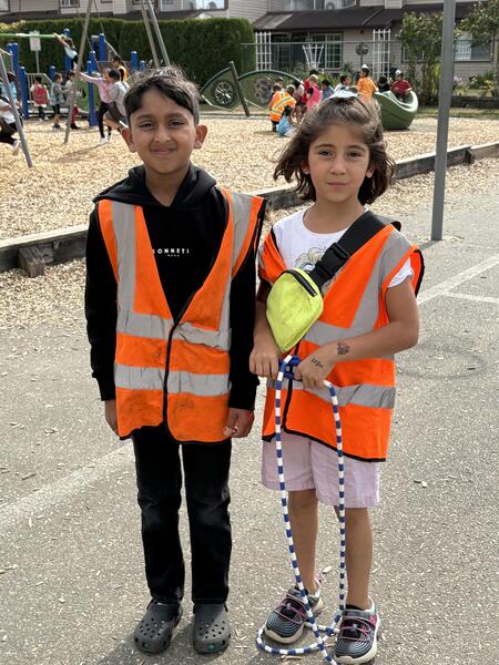 Student wanting to become Jr. Supervisors must complete an application form that is signed by their parents and their teacher.