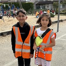 Student wanting to become Jr. Supervisors must complete an application form that is signed by their parents and their teacher.